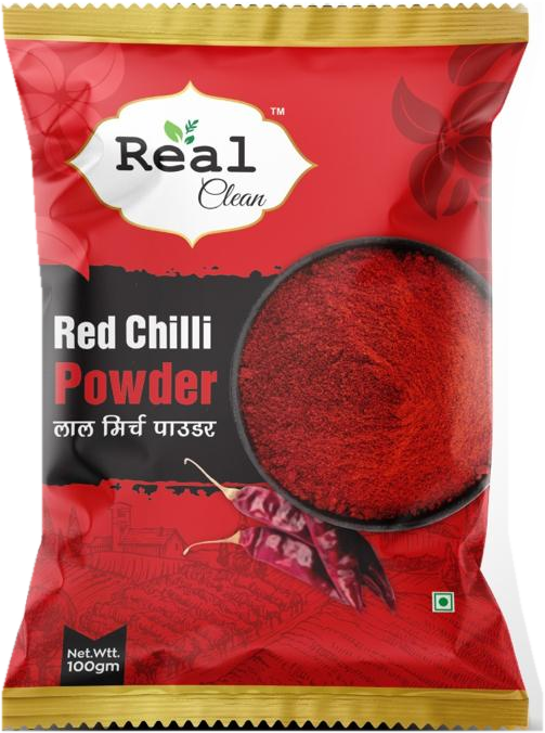 Real Clean Red Chilli Powder pack
